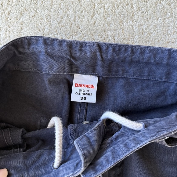 Birdwell Beach Britches Twill Crop Pants Made USA Size 30x24.5 $128 - Picture 5 of 15